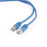 Gembird patch kabel Cat6 FTP, 0.5 m, modrý