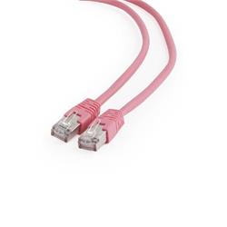 Gembird patch kabel Cat6 FTP, 1 m, růžový