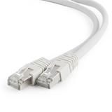 Gembird patch kabel S/FTP Cat. 6A LSZH, 10 m, šedý