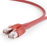 Gembird patch kabel S/FTP Cat. 6A LSZH, 3 m, červený
