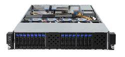 Gigabyte server G221-Z30 1xSP3 (AMD Epyc), 2x GPU,16x DDR4 RDIMM,16x2,5 HS SATA3, M.2, 2x 10Gb SFP+, IPMI, 2x 1200W plat