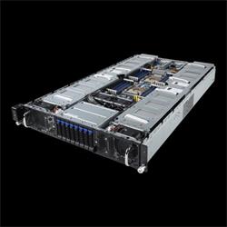 Gigabyte server G291-281 2x s.3647, 8x GPU, 24x DDR4 RDIMM, 8x2,5 HS SATA3, 2x 10GbE, IPMI, 2x 2000W tit.