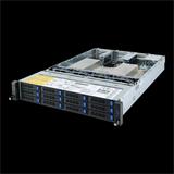 Gigabyte server R282-Z90 2xSP3 (AMD Epyc 7002), 32x DDR4 DIMM,12x 3,5, M.2, 2x 1GbE i350+2xOCP, IPMI, 2x 1200W plat
