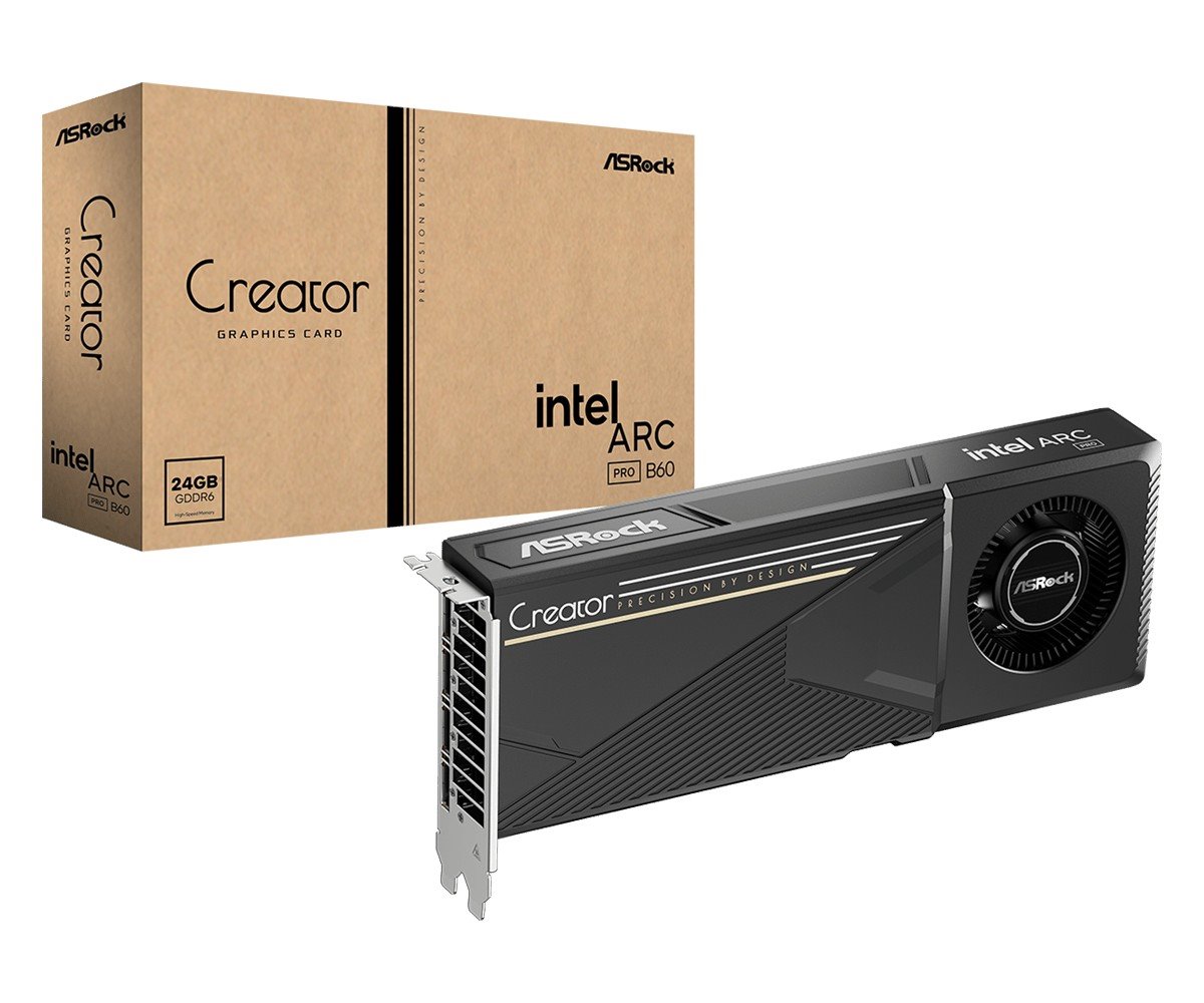GPU Asrock Intel Arc Pro B60 Creator 24G GDDR6