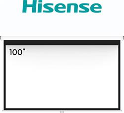 Hisense PM100H, 100", ručně stahovací plátno, pro projektory