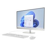 HP All-in-One 27-cr0014nc, i5-1335U, 27.0/1920x1080, 16GB, SSD 512GB, W11H, 2-2-0, White, WiFi/BT
