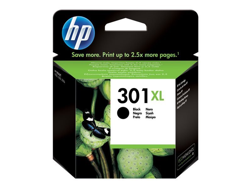 HP Ink Cartridge č.301 Black XL