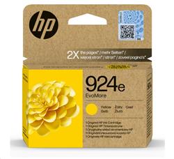 HP Ink Cartridge č.924e EvoMore Yellow