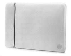 HP Puzdro reversible sleeve - silver + black (14,0")