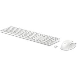 HP USB 650 Wireless Keyboard & Mouse SKCZ White