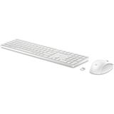 HP USB 650 Wireless Keyboard & Mouse SKCZ White