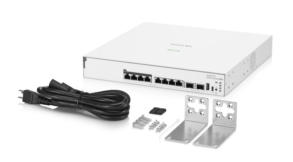 HPE NW Switch Instant On 1940 8SR10 2SFP+ PoE 120W