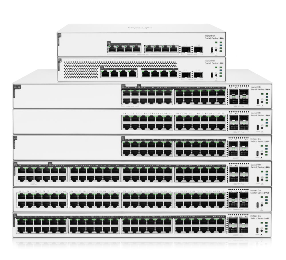 HPE NW Switch Instant On 1940 8SR10 2SFP+ PoE 120W