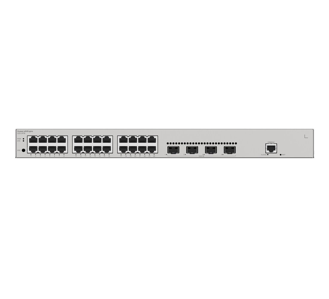 Huawei S220-24T4X Switch 24G, 4SFP+, L2 Managed, Rack