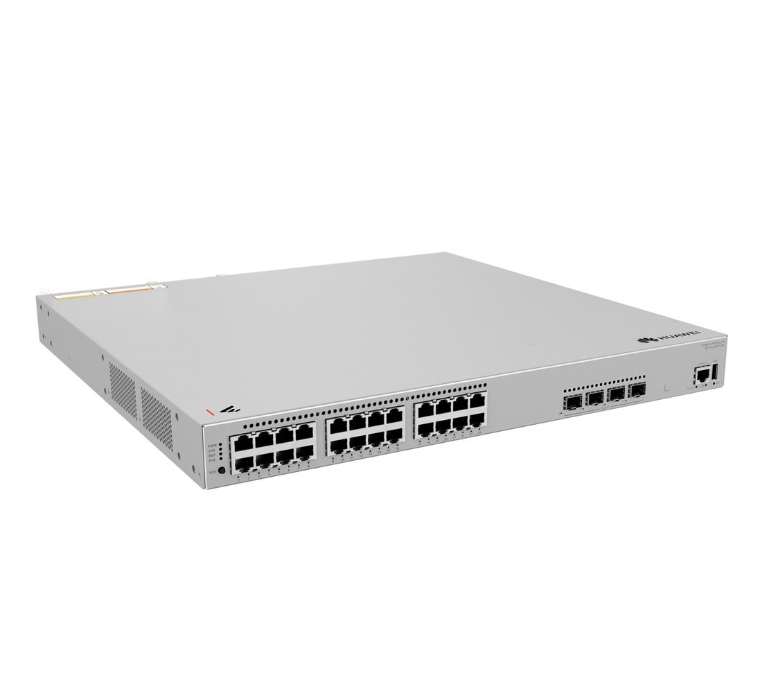 Huawei S310-24P4X-M Switch 24G PoE+, 4SFP+, L3 Managed, modulární napájení, Rack