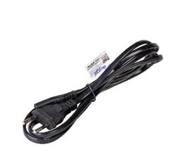 Akyga napájecí kabel 0.5m/250V/PVC/černá