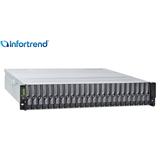 INFORTREND JB 3000 2U/24bay rackmount expansion enclosure; dual/redundant-controller; 4x SAS-12G ports; 24x drive trays;