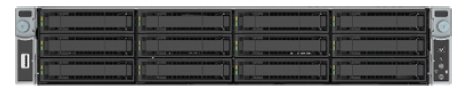 Intel® Server platforma 2U LGA 2x 3647, 24x DDR4 12x HDD 3.5 HS 2x RSC,(6xPCIe3.0 x8), 2x 10GbE,1x1300W