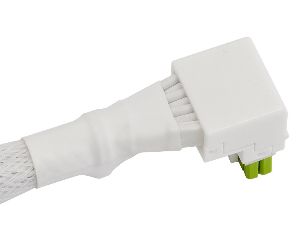Kabel Asrock 12VHPWR, 12V-2x6 600W, L-Type 90°, bílá