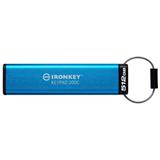 Kingston flash disk 512GB USB-C IronKey Keypad 200C, FIPS 140-3 Lvl 3 (Pending) AES-256