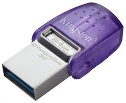 Kingston flash disk 64GB DT MicroDuo 3C USB A + USB-C