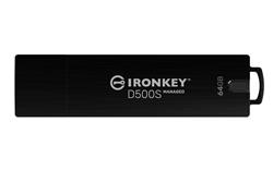 Kingston flash disk 64GB IronKey Managed D500SM FIPS 140-3 Lvl 3 (Pending) AES-256
