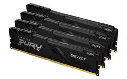 Kingston FURY Beast DDR4 16GB (Kit 4x4GB) 2666MHz DIMM CL16 černá