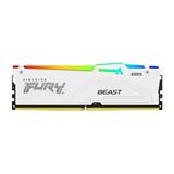 Kingston FURY Beast DDR5 16GB 6000MT/s DIMM CL30 RGB XMP White