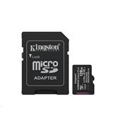 Kingston paměťová karta 128GB Canvas Select Plus Gen 3 microSDXC 150R A1 C10 Card + ADP