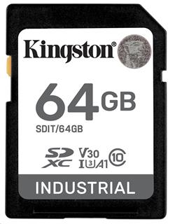 Kingston paměťová karta 64GB Industriální SDHC UHS-I C10
