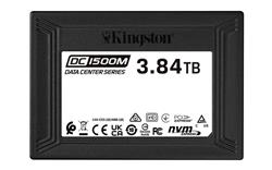 Kingston SSD DC1500M 3840GB U.2 PCIe NVMe Gen3 x4 3D TLC (čtení/zápis: 3100/2700MBs; 480/210k IOPS; 1 DWPD) Mixed Bulk