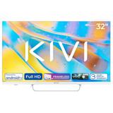 KIVI - 32', FHD, Android TV 11, Bílá, 1920x1080, 60 Hz,rep. 2x8W, 26 kWh/1000h , BT5.1, HDMI 3x, USB 2x