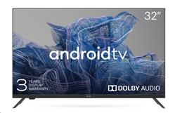 KIVI - 32', HD, Google Android TV, Black, 1366x768, 60 Hz, Sound by JVC, 2x8W, 33 kWh/1000h , BT5, HDMI ports 3,