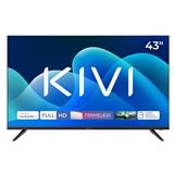 KIVI - 43', FHD, Android TV11, Černá, 1920x1080, 60 Hz, , 2x10W, 44 kWh/1000h , BT5.1, HDMI 2x, USB 2x