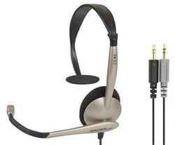 KOSS Headset CS95, 30Hz - 16kHz, 91dB/mW, 3.5mm jack, 2.4m, mikrofon - zlatá
