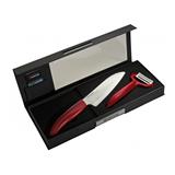 Kyocera Dárkový set, Sada na krájení a loupání N – červená – dárkové balení, Barevná dárková sada – červená (FK-140WH-RD