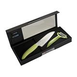 Kyocera Dárkový set, Sada na krájení a loupání N – zelená – dárkové balení, Barevná dárková sada – zelená (FK-140WH-GR +