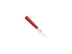 Kyocera keramický nůž, Chowa Series, Okrajovací nůž, 7,5 cm, bílá čepel, červená rukojeť, TK-075 WH-RD