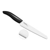 Kyocera keramický nůž, Gen Series, Nůž na chléb, 18 cm (vroubkované ostří), FK-181 WH-BK