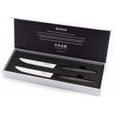 Kyocera keramický nůž, Steak Knives, Sada steakových nožů, 2 kusy, černá rukojeť, bílá čepel, SK-2PC WHBK EU