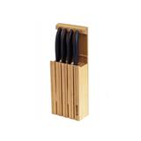 Kyocera stojan na až 4 keramické nože (max. délka čepele 20 cm), Bamboo Knife Block