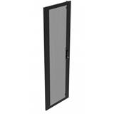 Legrand Linkeo DC dveře perforované jednodílné pro 42U, šířky 600mm, černé