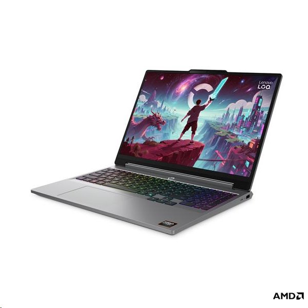 Lenovo IP LOQ 15AHP11, Ryzen 7 250, 15.3˝ 2560x1600 WQXGA, RTX 5070/8GB, 32GB, SSD 1TB, FDOS, šedý, 2y CI bez AC