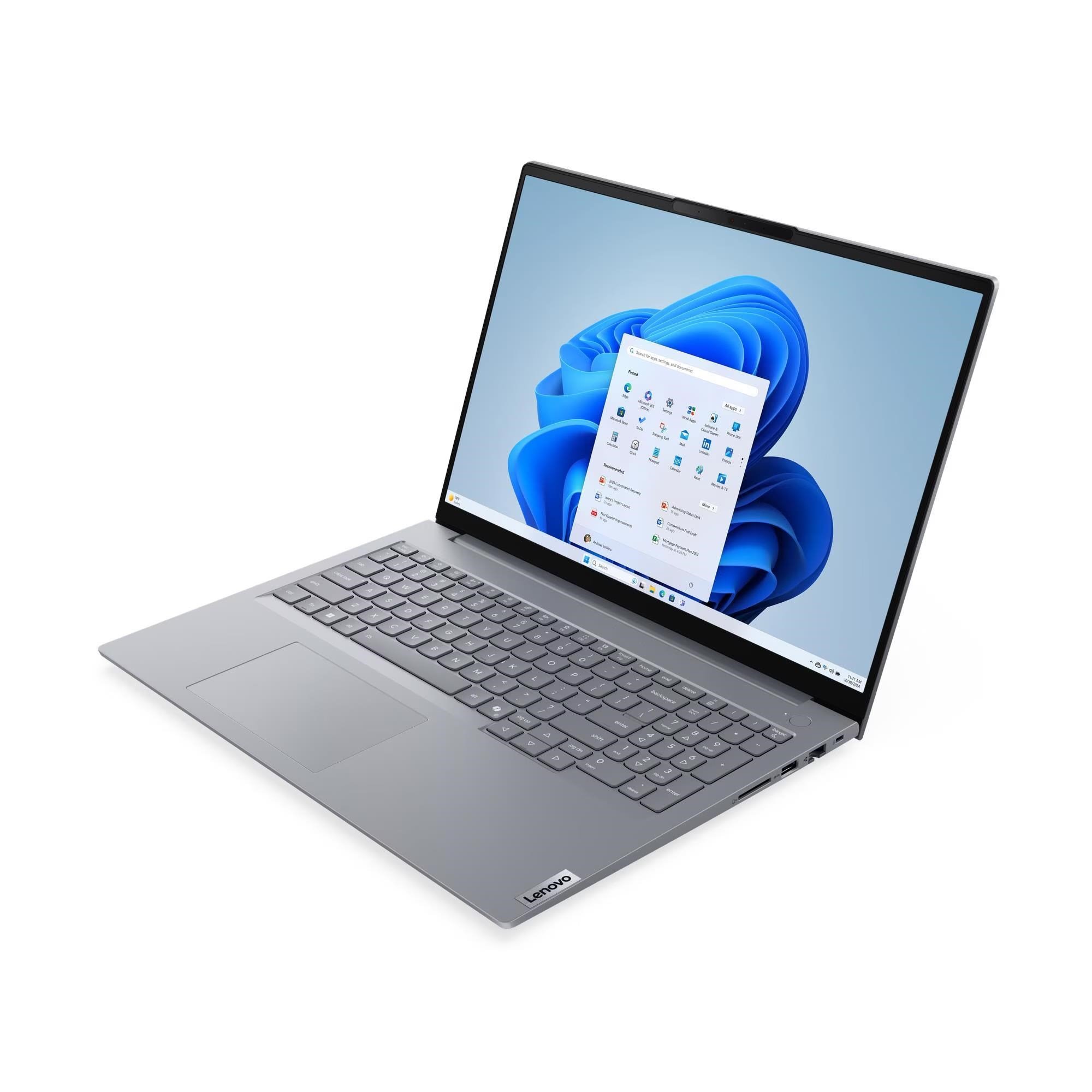 Lenovo ThinkBook 16 G9, Intel® Ultra 7 355, 16" WUXGA(1920x1200) IPS, Intel® Graphics, 32GB, 512GB SSD, W11Pro, šedá,3R