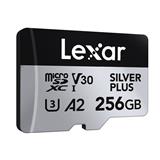 Lexar paměťová karta 256GB High-Performance Silver Plus microSDXC™ UHS-I (čtení/zápis: 205/150MB/s)