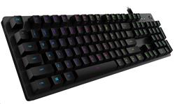 Logitech G512 CARBON LIGHTSYNC RGB Mechanical Gaming Keyboard with GX Brown switches-CARBON-US INT'L-USB