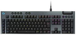 Logitech G915 X + poškozená krabice + Low-Profile Wired Gaming Keyboard - TACTILE - BLACK - US - USB-C - EMEA