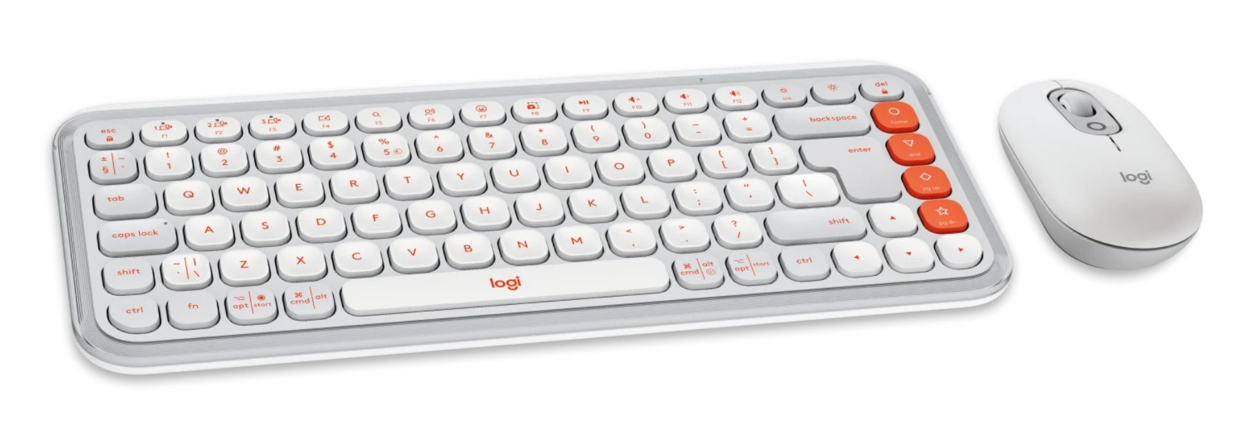 Logitech POP ICON COMBO - WHITE - US INT'L - BT - INTNL