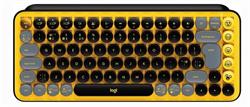 Logitech POP Keys Wireless Mechanical Keyboard With Emoji Keys - BLAST_YELLOW - US INT'L - INTNL