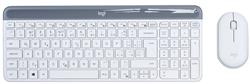 Logitech Slim Wireless Keyboard and Mouse Combo MK470 - OFFWHITE - CZE-SKY INT'L - INTNL